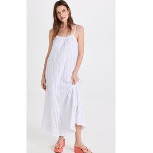 NWT BB Dakota Flowget About It white maxi Dress  M